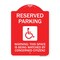 Signmission Reserved Parking Warning This Space Is Being Watched by Concerned Citizens, A-DES-RW-1824-22994 A-DES-RW-1824-22994 - alternate 1